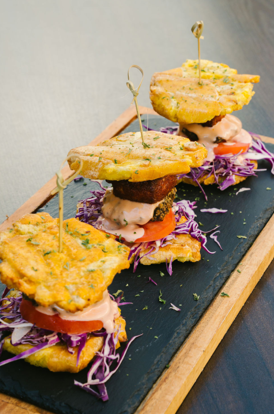 Tostones Sliders